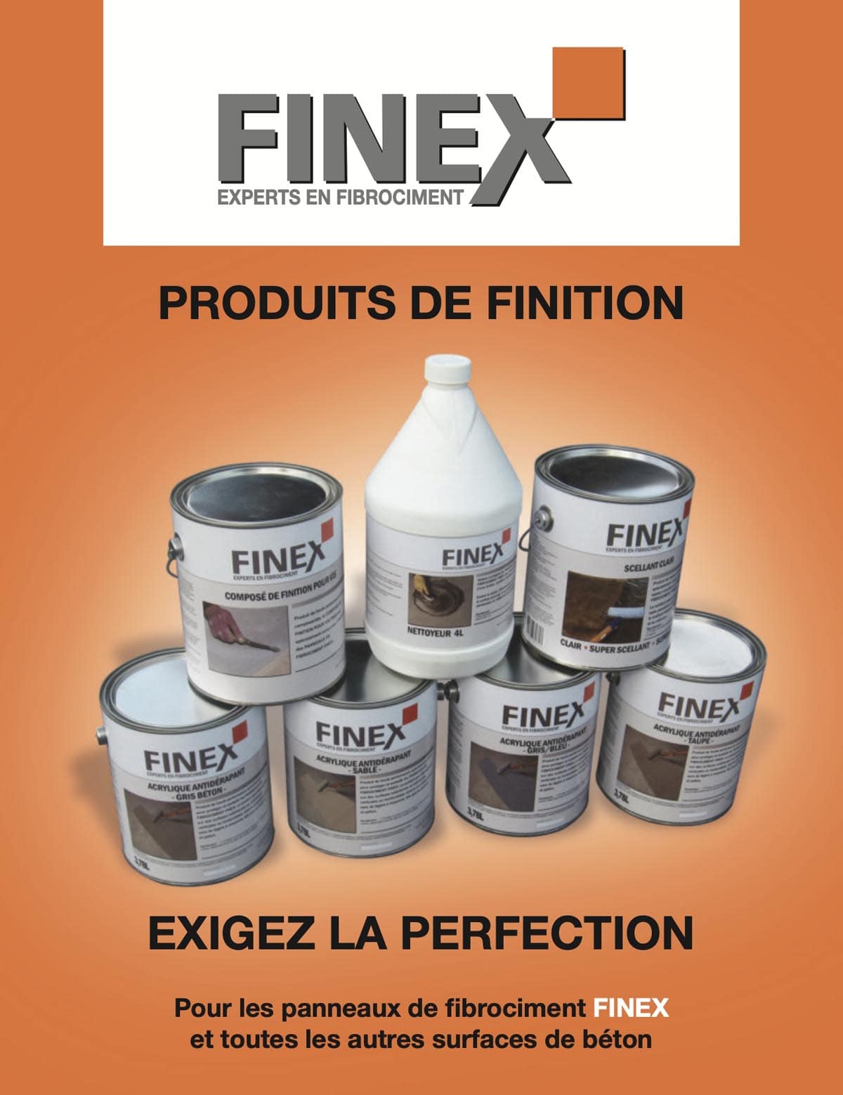 Produits de finition